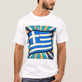 Griekse vlag t-shirt