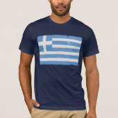  Griekse vlag T-shirt (Voorkant)