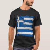 Griekse vlag t-shirt (Voorkant)