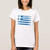 Griekse vlag t-shirt (Voorkant)