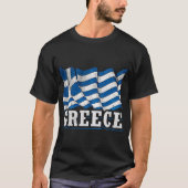 Griekse vlag t-shirt (Voorkant)