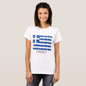  Griekse vlag T-shirt (Voorkant volledig)