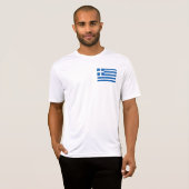 Griekse vlag t-shirt (Voorkant volledig)