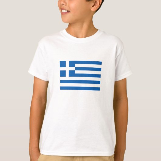Griekse vlag t-shirt (Voorkant)