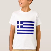 Griekse vlag t-shirt (Voorkant)