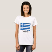 Griekse vlag t-shirt (Voorkant volledig)