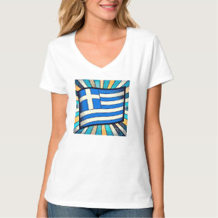 Griekse vlag t-shirt