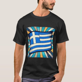 Griekse vlag t-shirt
