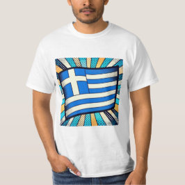 Griekse vlag t-shirt