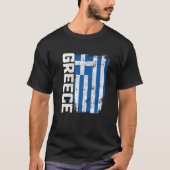 Griekse vlag t-shirt (Voorkant)