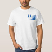 Griekse vlag t-shirt (Voorkant)