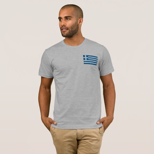 Griekse vlag T-shirts en cadeautjes (Voorkant volledig)