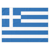 Griekse vlag tafelkleed (Voorkant (Horizontaal))