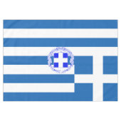 Griekse vlag tafelkleed (Voorkant (Horizontaal))