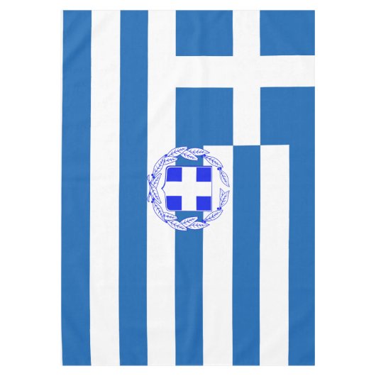 Griekse vlag tafelkleed (Voorkant)
