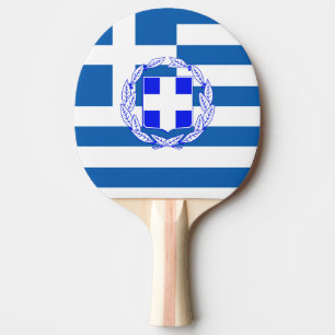 Griekse vlag tafeltennisbatje