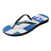 Griekse vlag teenslippers (Schuin)