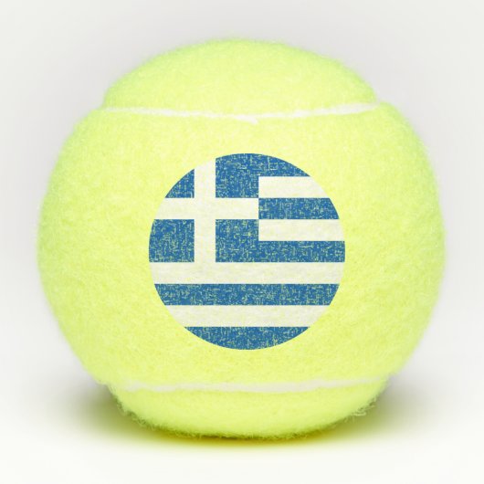 Griekse vlag tennisballen (Voorkant)