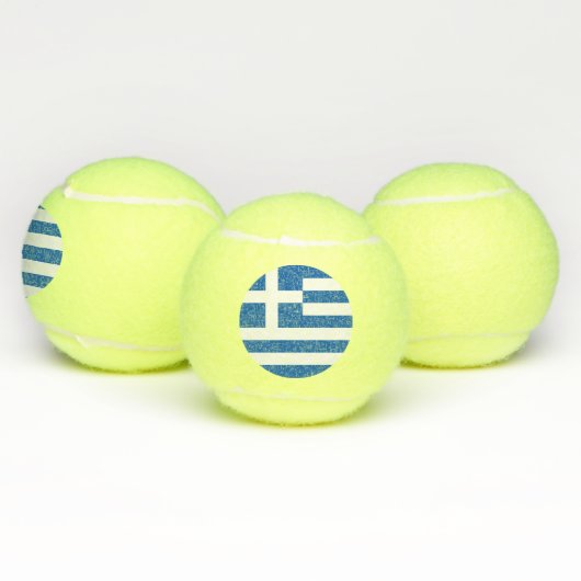 Griekse vlag tennisballen (Multi)