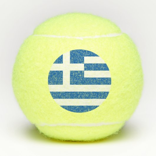 Griekse vlag tennisballen (Voorkant)