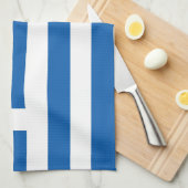 Griekse vlag theedoek (Quarter Fold)