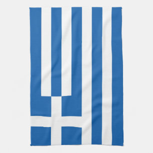 Griekse vlag theedoek