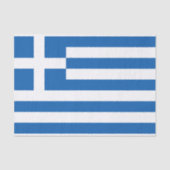 Griekse vlag tissuepapier (Voorkant)