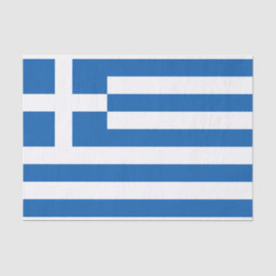 Griekse vlag tissuepapier