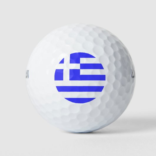 Griekse vlag Totaal Golfballen (Voorkant)