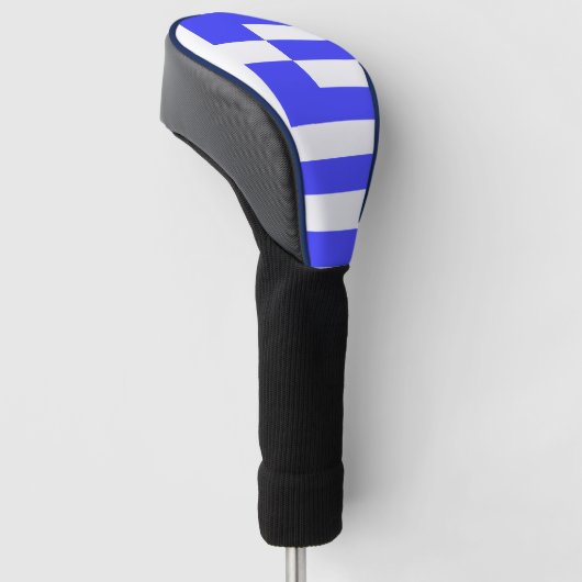 Griekse vlag Totaal Golfheadcover (Schuin)