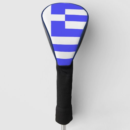 Griekse vlag Totaal Golfheadcover (Voorkant)