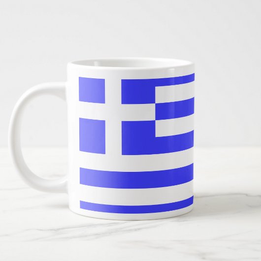 Griekse vlag Totaal Grote Koffiekop