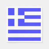 Griekse vlag Totaal Servet (Voorkant)