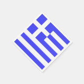 Griekse vlag Totaal Servet (Hoek)