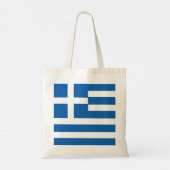Griekse vlag tote bag (Achterkant)