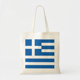 Griekse vlag tote bag