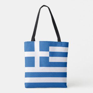 Griekse vlag tote bag