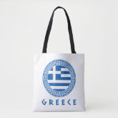 Griekse vlag tote bag (Voorkant)