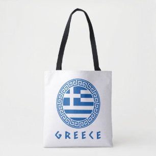 Griekse vlag tote bag