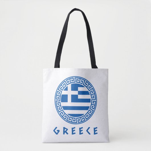 Griekse vlag tote bag (Voorkant)