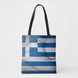 Griekse vlag tote bag