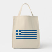 Griekse vlag tote bag (Achterkant)