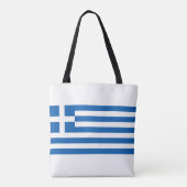 Griekse vlag tote bag (Achterkant)
