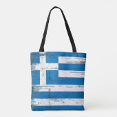 Griekse vlag tote bag (Achterkant)