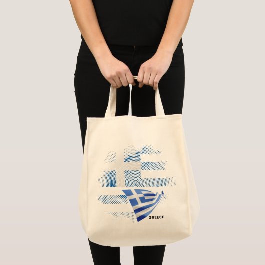 Griekse vlag tote bag (Voorkant (product))