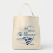Griekse vlag tote bag (Voorkant)