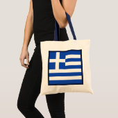 Griekse vlag tote bag (Voorkant (product))