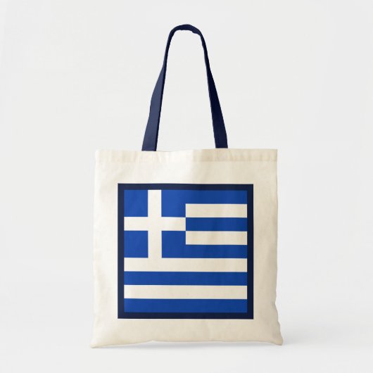 Griekse vlag tote bag (Voorkant)