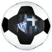 Griekse vlag voetbal (Gedraaid)