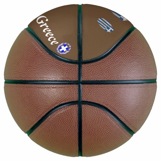 Griekse vlag voor vingerafdrukken basketbal (Rechts)